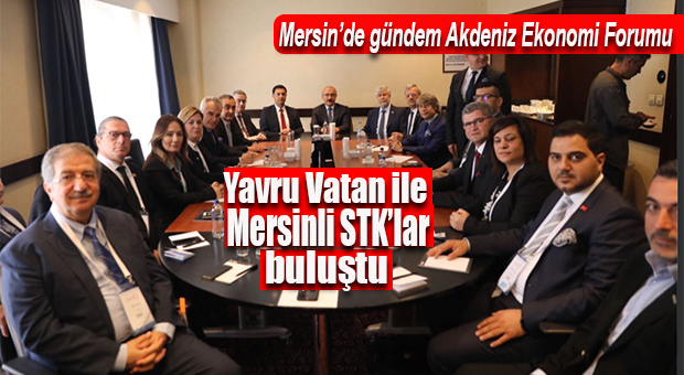 BAKANLAR MERSİNLİ STK’LARLA BULUŞTU