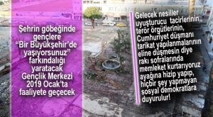 GENÇLİK MERKEZİ OCAK 2019’A YETİŞİYOR