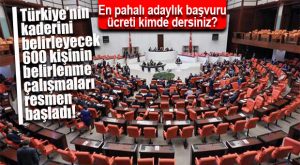PARTİLERDE ADAYLIK ÜCRETLERİ VE BAŞVURU TARİHLERİ BELLİ OLDU!