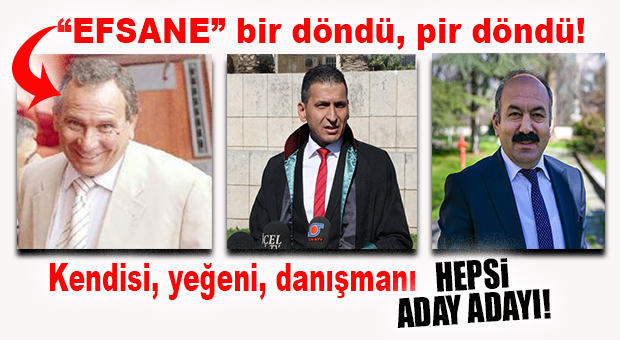 ESKİ MİLLETVEKİLİ ALİ ER, YEĞENİ ALİ ER, DANIŞMANI MUSTAFA KIZIL HEPSİ ADAY ADAYI OLDU