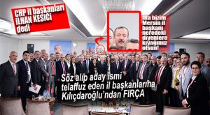 ADAY İÇİN GİZLİ OYLAMA SANDIK KOYDU, SÖZ ALIP ADAY İSMİ SÖYLEYENLERİ FIRÇALADI
