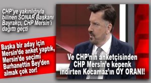 CHP’Lİ SONAR’IN İTİRAFI: “MERSİN’DE BURHANETTİN BAŞKAN’DAN SEÇİMİ ALMAK ÇOK ZOR!”