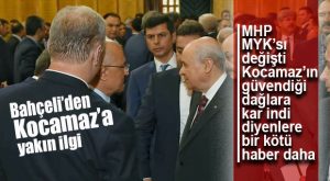BAŞKAN KOCAMAZ, MHP GRUP TOPLANTISINA KATILDI