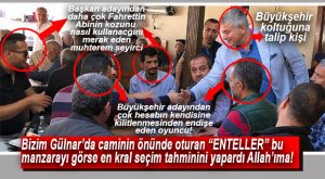 CHP’Lİ DERELİ “HALKTA KARŞILIĞIM VAR “DİYOR AMA YA FOTOĞRAFLAR?