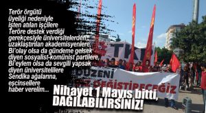TSG’DEN CUMHURİYET ALANINA YÜRÜDÜLER!