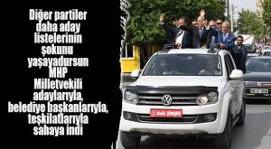 OLCAY KILAVUZ GELDİ, MHP RESMEN SAHAYA İNDİ…