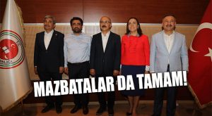 AK PARTİ MERSİN MİLLETVEKİLLERİ MAZBATALARINI ALDI