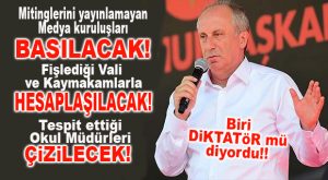 MUHARREM İNCE MERSİN’DEN “HESAPLAŞACAKLARINI” ANLATTI!