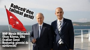 FLAŞ GELİŞME… MHP MERSİN MİLLETVEKİLİ KILAVUZ ÜLKÜ OCAKLARI GENEL BAŞKANLIĞI GÖREVİNİ SÜRDÜRECEK!