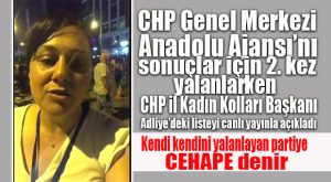 CHP’NİN ANADOLU AJANSI MANİPLESİ TUTMADI!