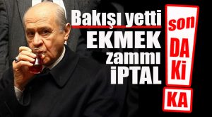 FLAŞ GELİŞME…TİCARET BAKANLIĞI AÇIKLADI: EKMEĞE ZAM YOK!