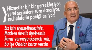 BÜYÜKŞEHİR BELEDİYE MECLİSİ’NDE GÜNDEM: KİPA KAVŞAĞI