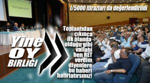1/5000 İTİRAZLARI DA DEĞERLENDİRİLDİ… PLAN OY BİRLİĞİ İLE KABUL EDİLDİ