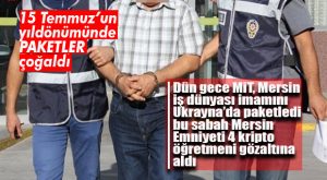 MERSİN’DE FETÖ OPERASYONU: 4 GÖZALTI