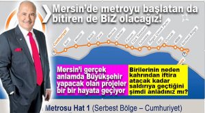 MERSİN METROSU HAT-1 KAMUOYUNA TANITILDI