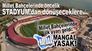 TSG PROJELENDİRMENİN ARDINDAN 3 AY İÇİNDE MİLLET BAHÇESİ’NE DÖNÜŞECEK