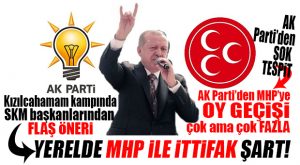 FLAŞ GELİŞME… AK PARTİLİ BAZI TEŞKİLATLAR “İTTİFAK” İSTEDİ!