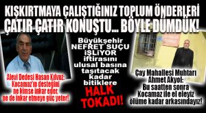 OYUNU HALK BOZUYOR… KOCAMAZ’A TÜM KESİMLERDEN DESTEK ÇIĞ GİBİ BÜYÜYOR!