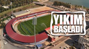 BİR DÖNEME VEDA… TSG STADI SÖKÜMÜ BAŞLADI!