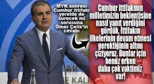 AK PARTİ MYK TOPLANDI: “YEREL SEÇİMLERİ GÜÇLÜ BİR ŞEKİLDE GÜNDEMİMİZE ALDIK”
