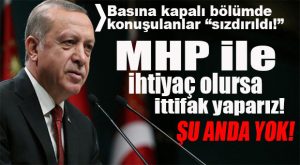 CUMHURBAŞKANI ERDOĞAN’DAN İL BAŞKANLARINA: “İTTİFAKI BIRAKIN, SİZ ÇALIŞMANIZA BAKIN!”