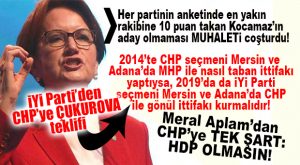 VAY BE… MERSİN’DEN UMUDU OLMAYAN MUHALEFET HEYECANLANDI!