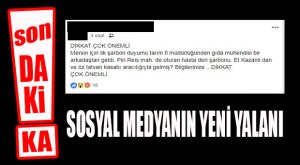 BUGÜN SOSYAL MEDYA’YI YALANLAMA GÜNÜ… İL TARIM MÜDÜRLÜĞÜ “MERSİN’DE ŞARBON YOK” DEDİ!