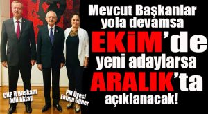 KILIÇDAROĞLU PM İLE BUGÜN, MİLLETVEKİLLERİYLE DE ADAYLAR İÇİN AY SONUNDA GÖRÜŞECEK!