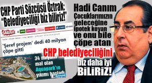 BİRİSİ CHP GENEL MERKEZİ’NE ANLATSIN… MERSİN’DE CHP BELEDİYECİLİĞİ DENİLDİĞİNDE…