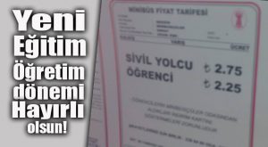 MERSİN’DE DOLMUŞ ÜCRETLERİ ZAMLANDI