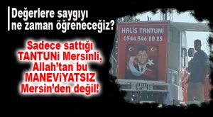 ŞEHİDE BÜYÜK SAYGISIZLIK… TANTUNİCİ, ŞEHİDİMİZİ REKLAM YÜZÜ YAPTI!