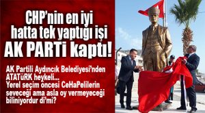 AYDINCIK’A YENİ ATATÜRK HEYKELİ…
