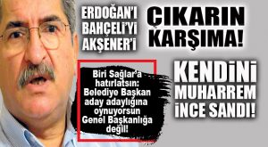 NEYMİŞ, BAHÇELİ VE ERDOĞAN MERSİN BÜYÜKŞEHİR ADAYI OLSUNMUŞ, FİKRİ’NİN KARŞISINA ÇIKSINMIŞ!