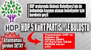 FLAŞ GELİŞME… HDP “KÜRT İTTİFAKI” İÇİN 5 KÜRT PARTİSİYLE GÖRÜŞTÜ