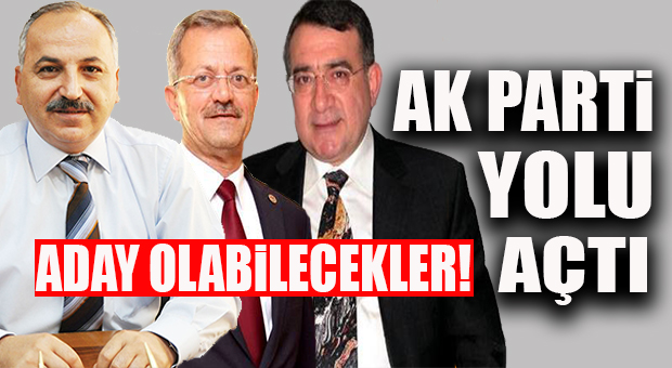 FLAŞ GELİŞME… DiNÇER, öZDEMiR VE TEKLi’YE ADAYLIK YOLU