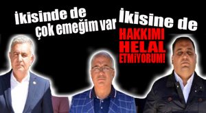 KOCAMAZ’DAN ŞEVKET CAN VE BAKİ ŞİMŞEK’E: “HAKKIMI HELAL ETMİYORUM”