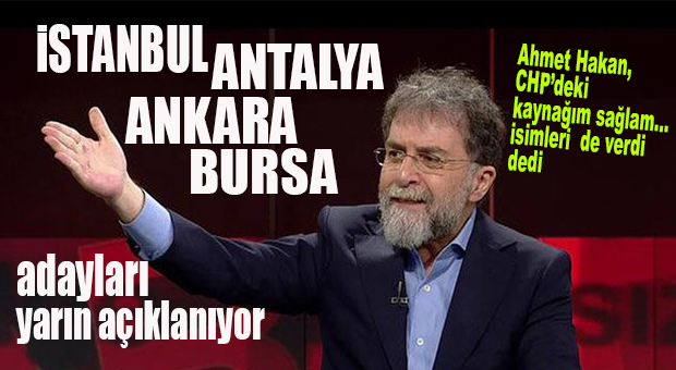 FLAŞ GELİŞME… CHP 4 BÜYÜKŞEHİR ADAYINI YARIN AÇIKLIYOR!