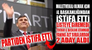 24 HAZİRAN’DAN BERİ UMDUKLARINI BULAMAYAN İYİ’CİLER İSTİFA ETTİ…
