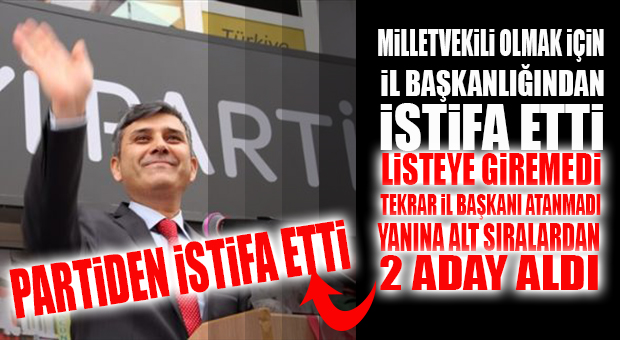 24 HAZİRAN’DAN BERİ UMDUKLARINI BULAMAYAN İYİ’CİLER İSTİFA ETTİ…