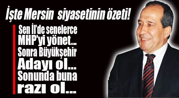 TARSUS’TA MAHMUT TAT ŞOKU! TARSUS MECLİS ÜYELİĞİNE TAV OLDU!