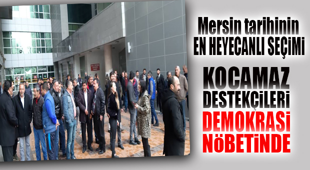 KOCAMAZ TARAFTARLARI ADLİYE ÖNÜNDE