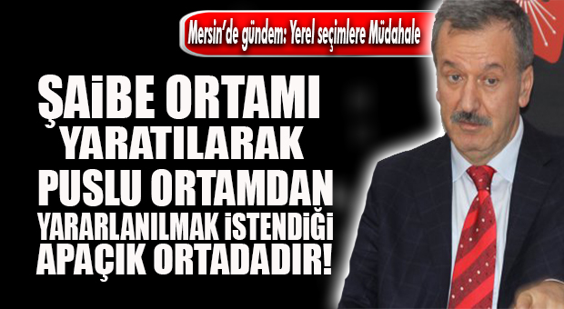 CHP’Lİ AKTAY: “VATANDAŞIN ÖZGÜR İRADESİNDEN KORKANLAR MEŞRU ADAYLARI YARIŞ DIŞINA ÇIKARDILAR”