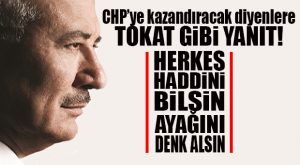 “KOCAMAZ CHP’YE KAZANDIRACAK” DİYENLERE KOCAMAZ’DAN SERT TEPKİ!