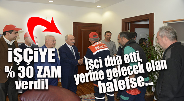 İBRAHİM GENÇ’TEN İŞÇİYE GİDERAYAK KALLAVİ KIYAK