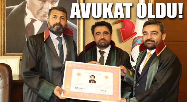 AK PARTİ MERSİN İL BAŞKANI CESİM ERCİK YEMİN EDİP AVUKAT OLDU