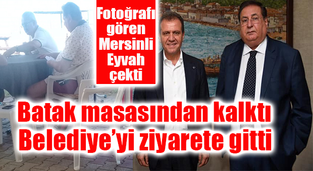 MACİT ÖZCAN PLASTİK SANDALYEDEN KALKTI, BELEDİYE’DE TUR ATTI!