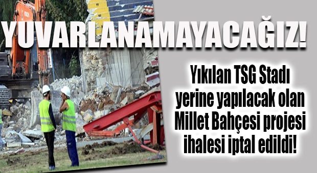 FLAŞ GELİŞME… MERSİN MİLLET BAHÇESİ İHALESİ İPTAL!