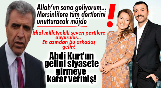 HAZIR OL MERSİN… ŞARKICI MİLLETVEKİLİ ADAYI GELİYOR!