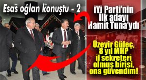 SERVET KOCA AÇIKLADI: “İLK ADAYIMIZ HAMİT TUNA’YDI, ÜZEYİR GÜLEÇ 8 YIL MHP İL SEKRETERİYDİ ONA GÜVENDİM!”