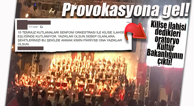 PROVOKASYONA GEL! MDOB’UN SERGİLEDİĞİ ORATORYO KÜLTÜR BAKANLIĞI’NIN ÇIKTI!